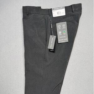 Michael Kors Men's Classic Fit Fall Pattern Pants  Dark Gray 32x32 $95